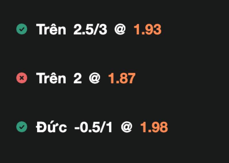 Kèo hoàn tiền trong xiên