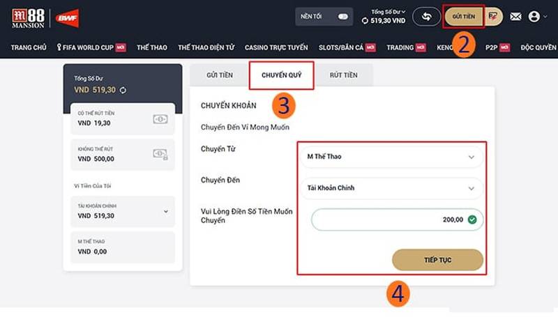 Phốt rút tiền chậm