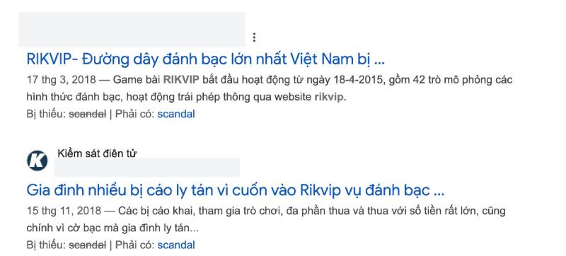 Rikvip phản ánh điều gì của thị trường thời điểm đó?