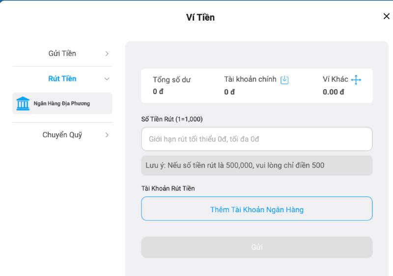 Tốc độ rút tiền phản ánh độ minh bạch